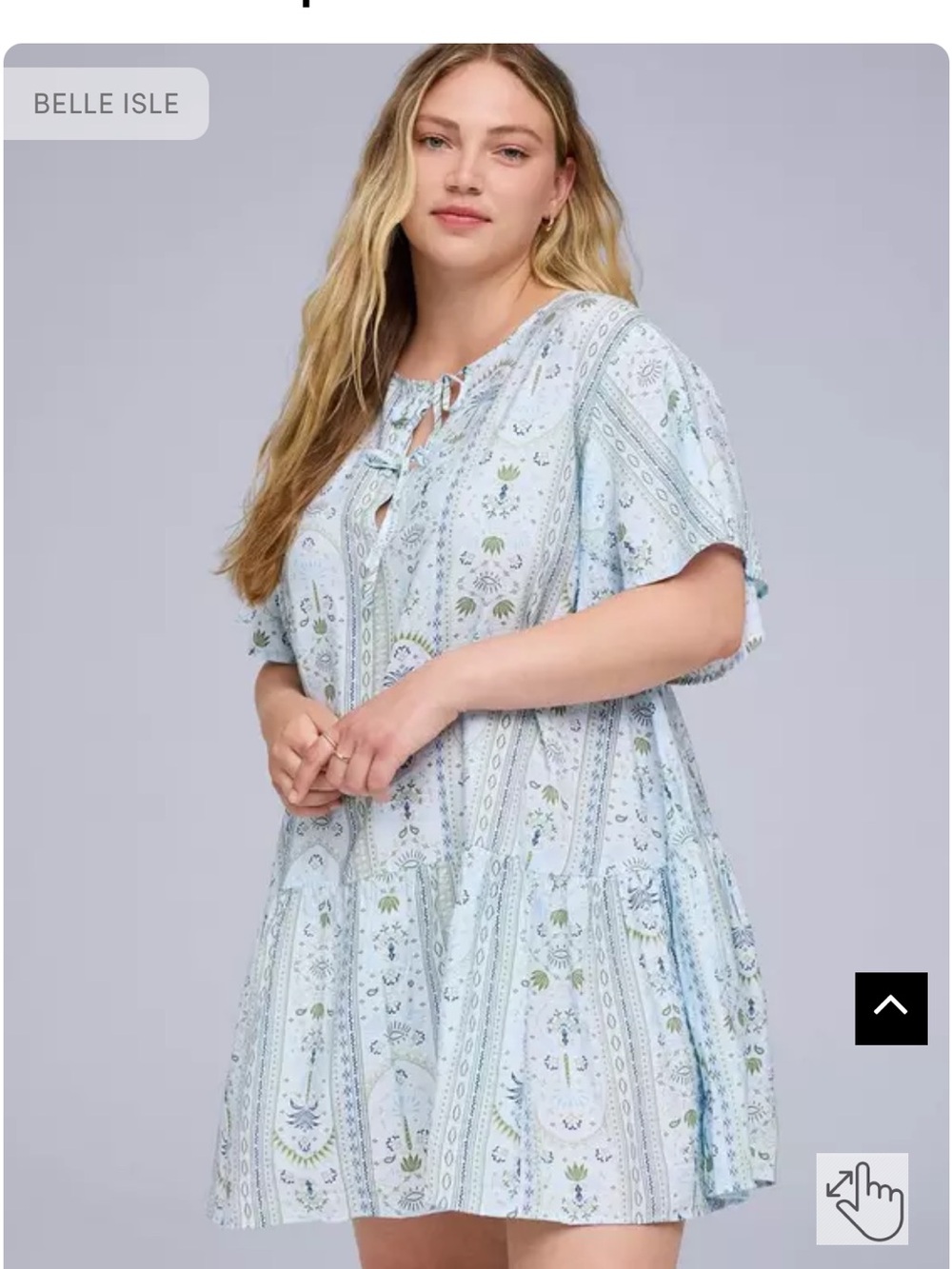 Torrid Belle Isle mini SS popover dress - Picture 6 of 7